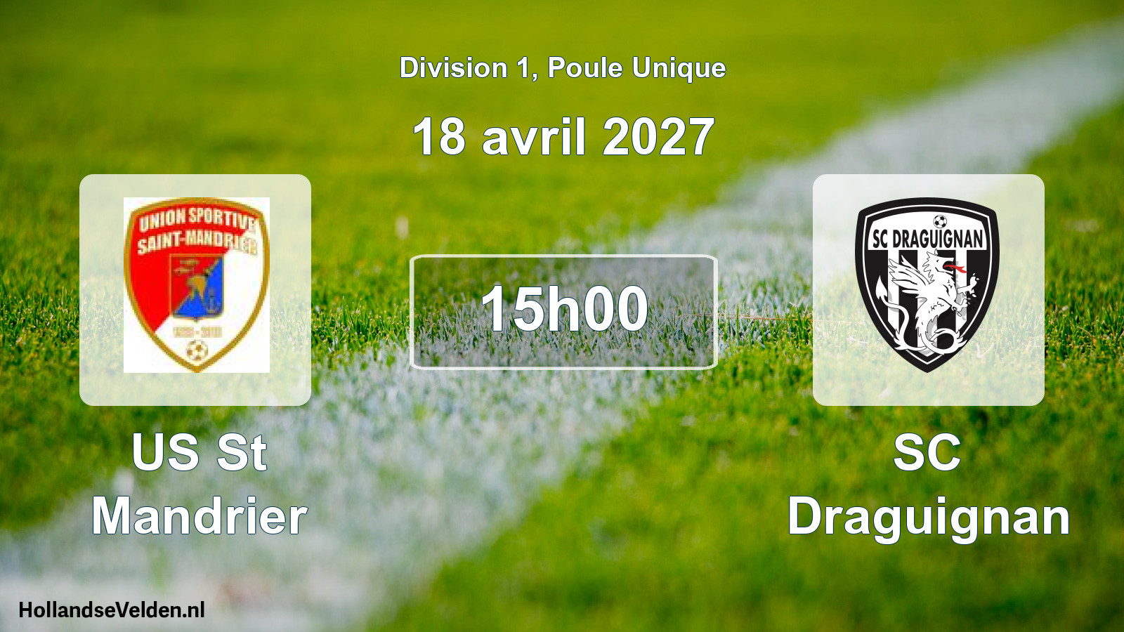Scheduled Match: US St Mandrier - SC Draguignan (18 April 2027)