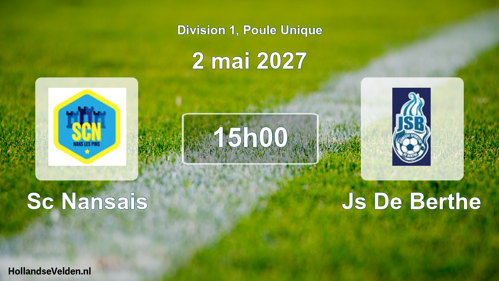 Scheduled Match: Sc Nansais - Js De Berthe (2 May 2027)