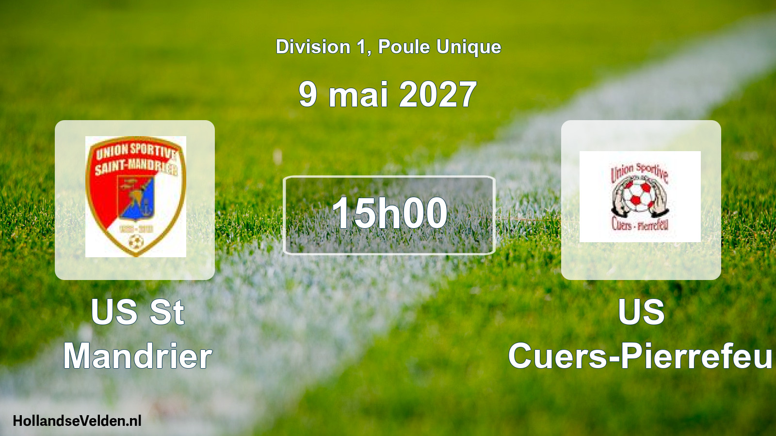 Match programmé: US St Mandrier - US Cuers-Pierrefeu (9 mai 2027)