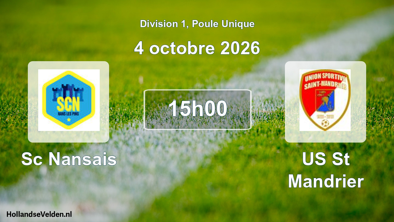 Match programmé: Sc Nansais - US St Mandrier (4 octobre 2026)
