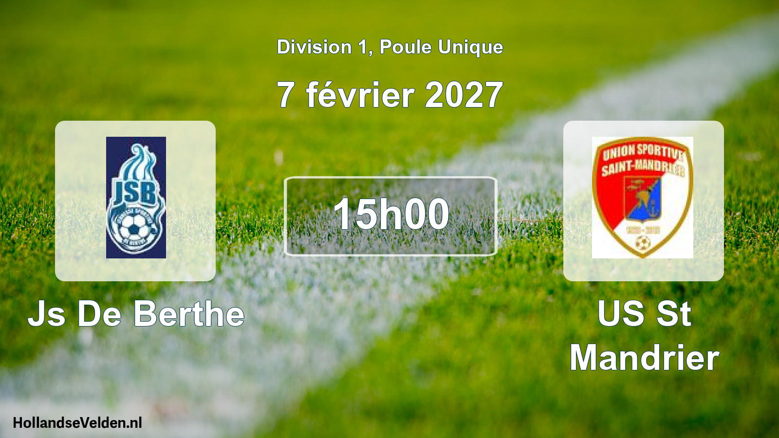 Scheduled Match: Js De Berthe - US St Mandrier (7 February 2027)