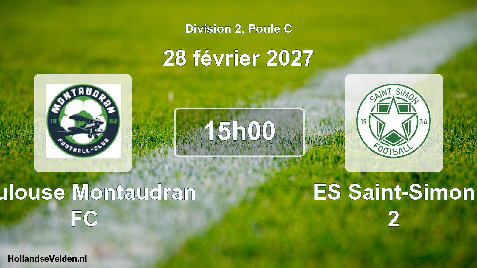Scheduled Match: Toulouse Montaudran FC - ES Saint-Simon 2 (28 February 2027)