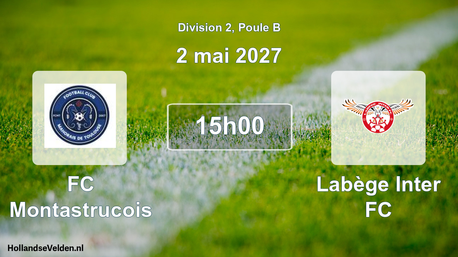Match programmé: FC Montastrucois - Labège Inter FC (2 mai 2027)