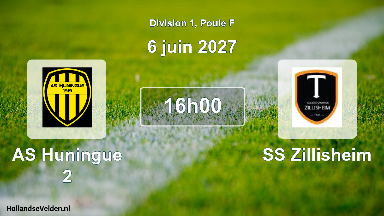 Match programmé: AS Huningue 2 - SS Zillisheim (6 juin 2027)