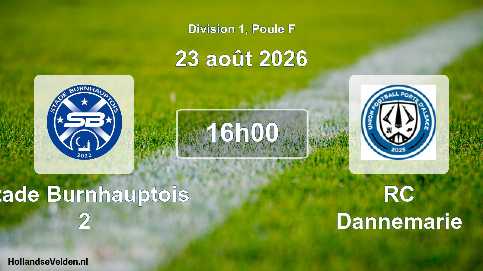 Scheduled Match: Stade Burnhauptois 2 - RC Dannemarie (23 August 2026)
