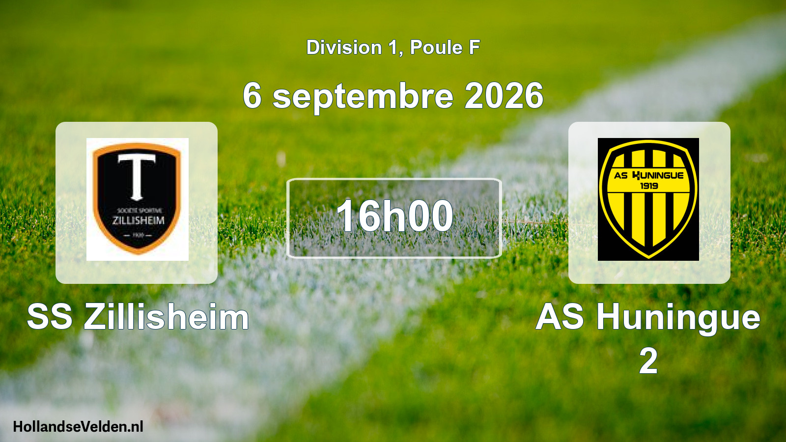Scheduled Match: SS Zillisheim - AS Huningue 2 (6 September 2026)