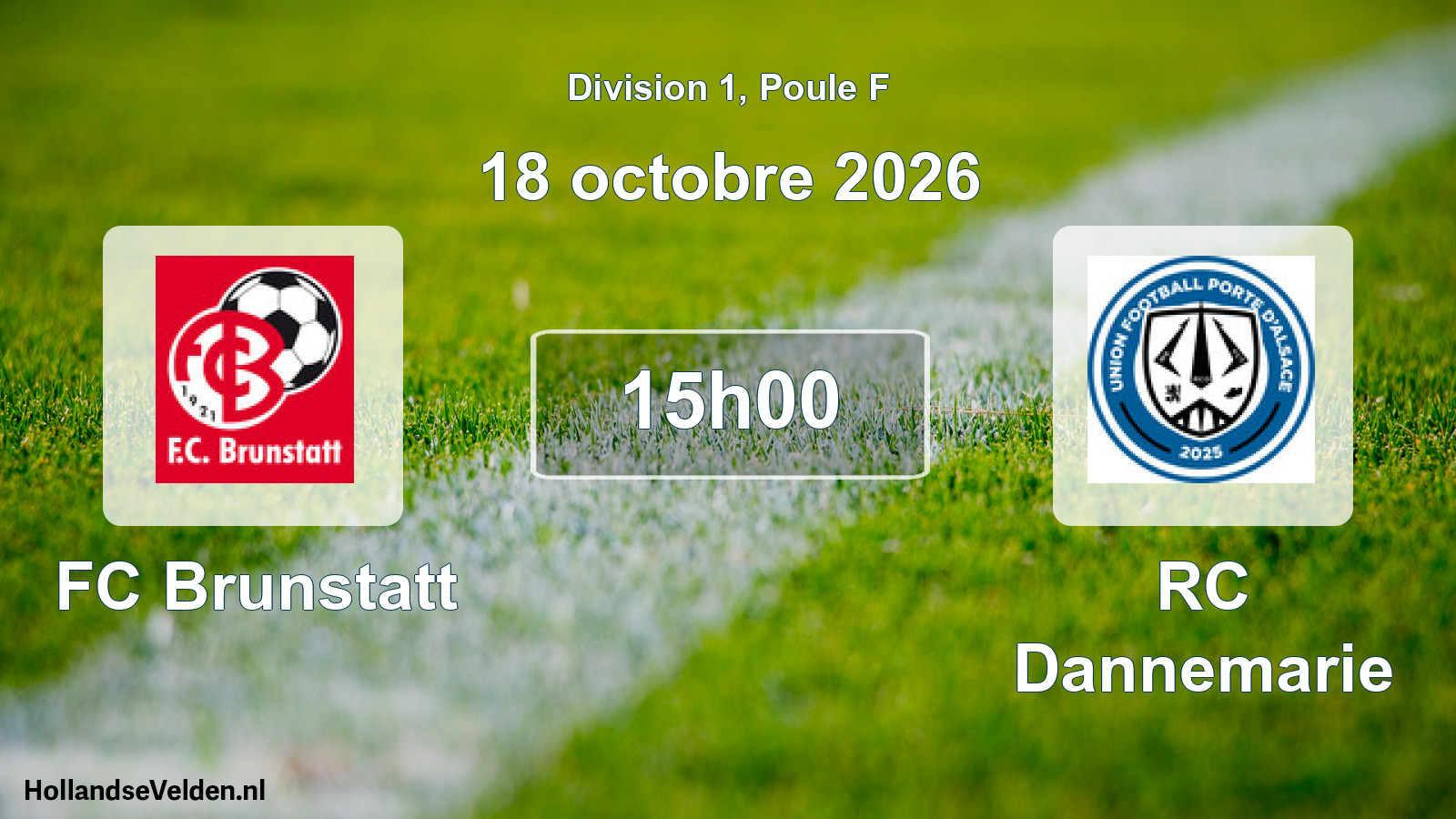 Scheduled Match: FC Brunstatt - RC Dannemarie (18 October 2026)