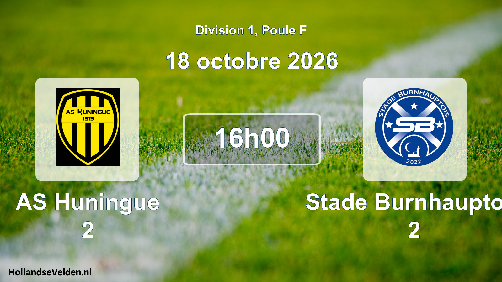 Scheduled Match: AS Huningue 2 - Stade Burnhauptois 2 (18 October 2026)