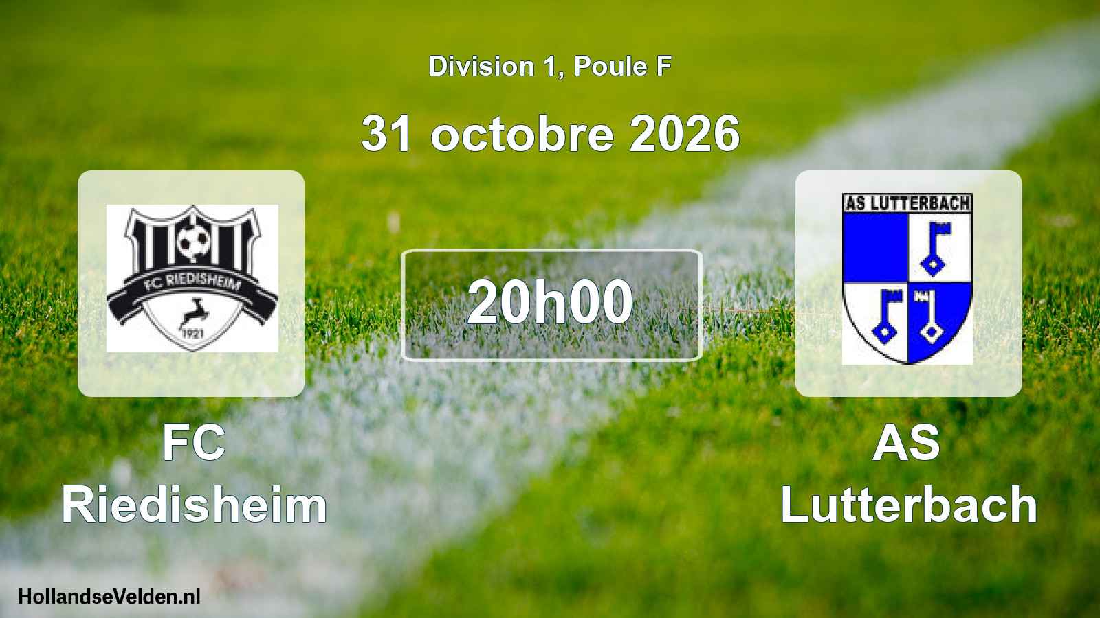 Scheduled Match: FC Riedisheim - AS Lutterbach (31 October 2026)