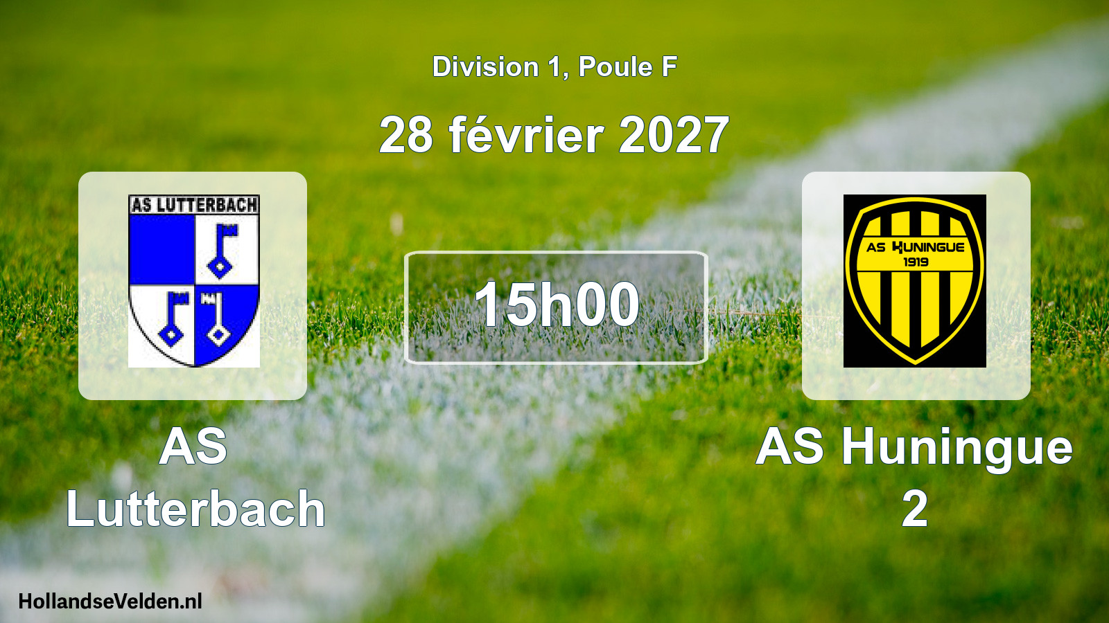 Scheduled Match: AS Lutterbach - AS Huningue 2 (28 February 2027)