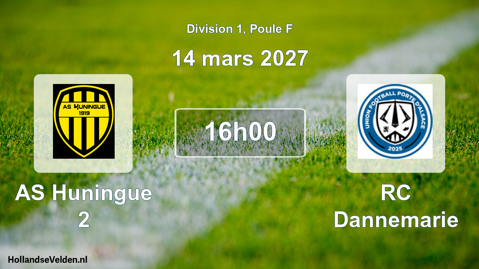 Scheduled Match: AS Huningue 2 - RC Dannemarie (14 March 2027)