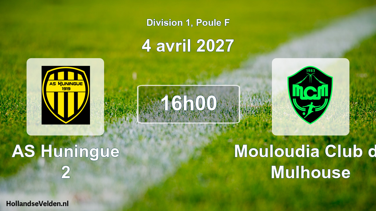 Scheduled Match: AS Huningue 2 - Mouloudia Club de Mulhouse (4 April 2027)