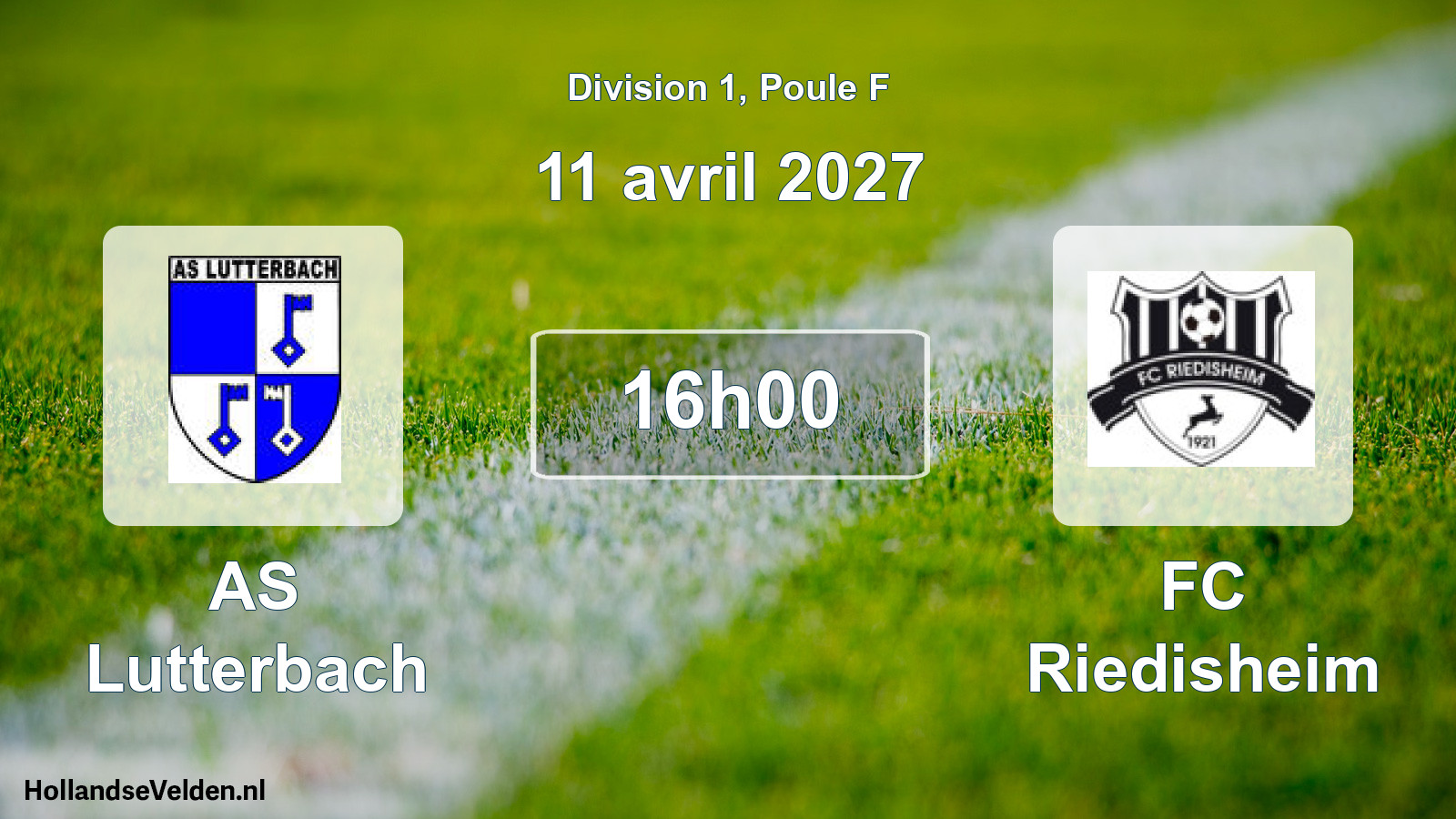 Scheduled Match: AS Lutterbach - FC Riedisheim (11 April 2027)