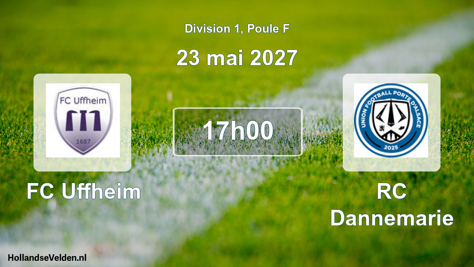 Geplande wedstrijd: FC Uffheim - RC Dannemarie (23 mei 2027)