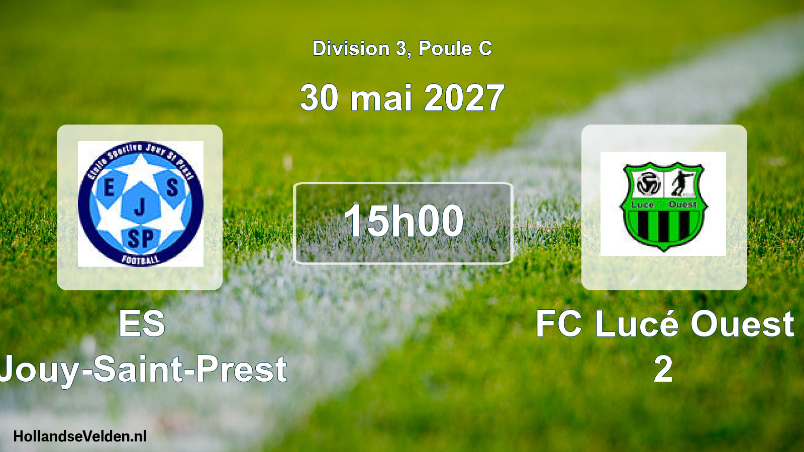 Match programmé: ES Jouy-Saint-Prest - FC Lucé Ouest 2 (30 mai 2027)