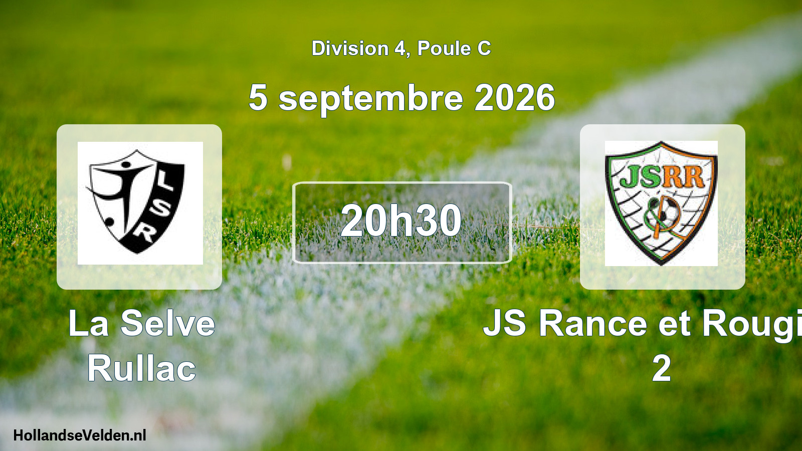 Match programmé: La Selve Rullac - JS Rance et Rougier 2 (5 septembre 2026)