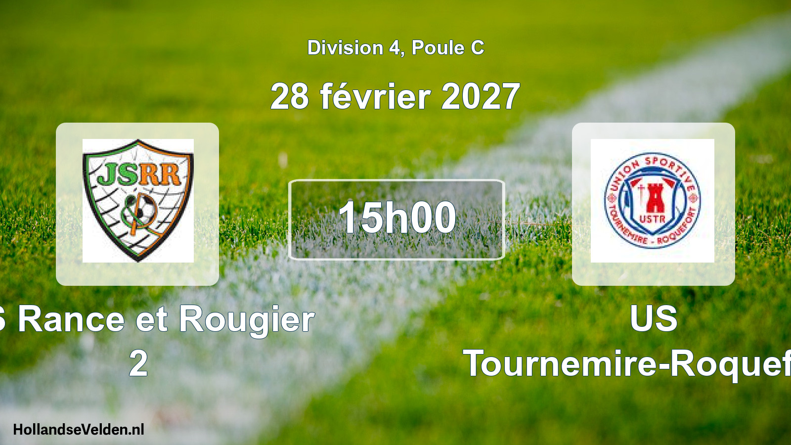 Scheduled Match: JS Rance et Rougier 2 - US Tournemire-Roquefort (28 February 2027)