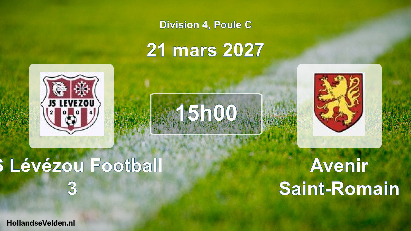 Scheduled Match: JS Lévézou Football 3 - Avenir Saint-Romain (21 March 2027)