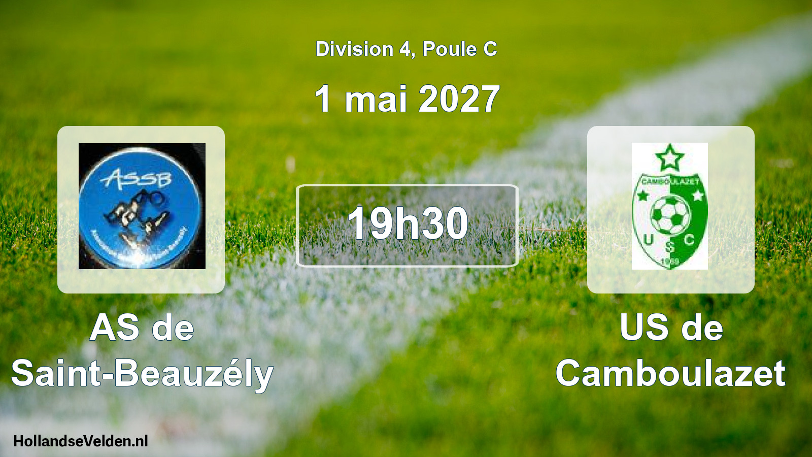 Scheduled Match: AS de Saint-Beauzély - US de Camboulazet (1 May 2027)