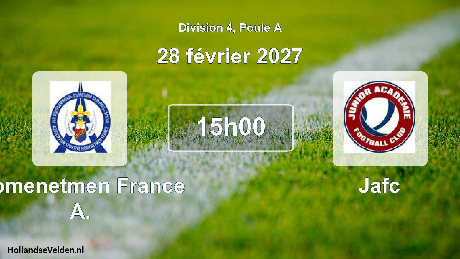 Scheduled Match: Homenetmen France A. - Jafc (28 February 2027)