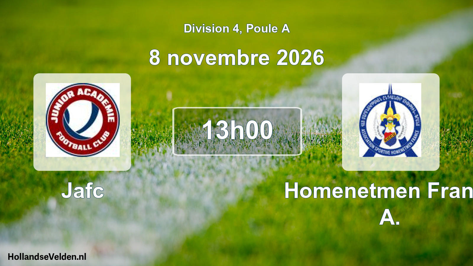Match programmé: Jafc - Homenetmen France A. (8 novembre 2026)