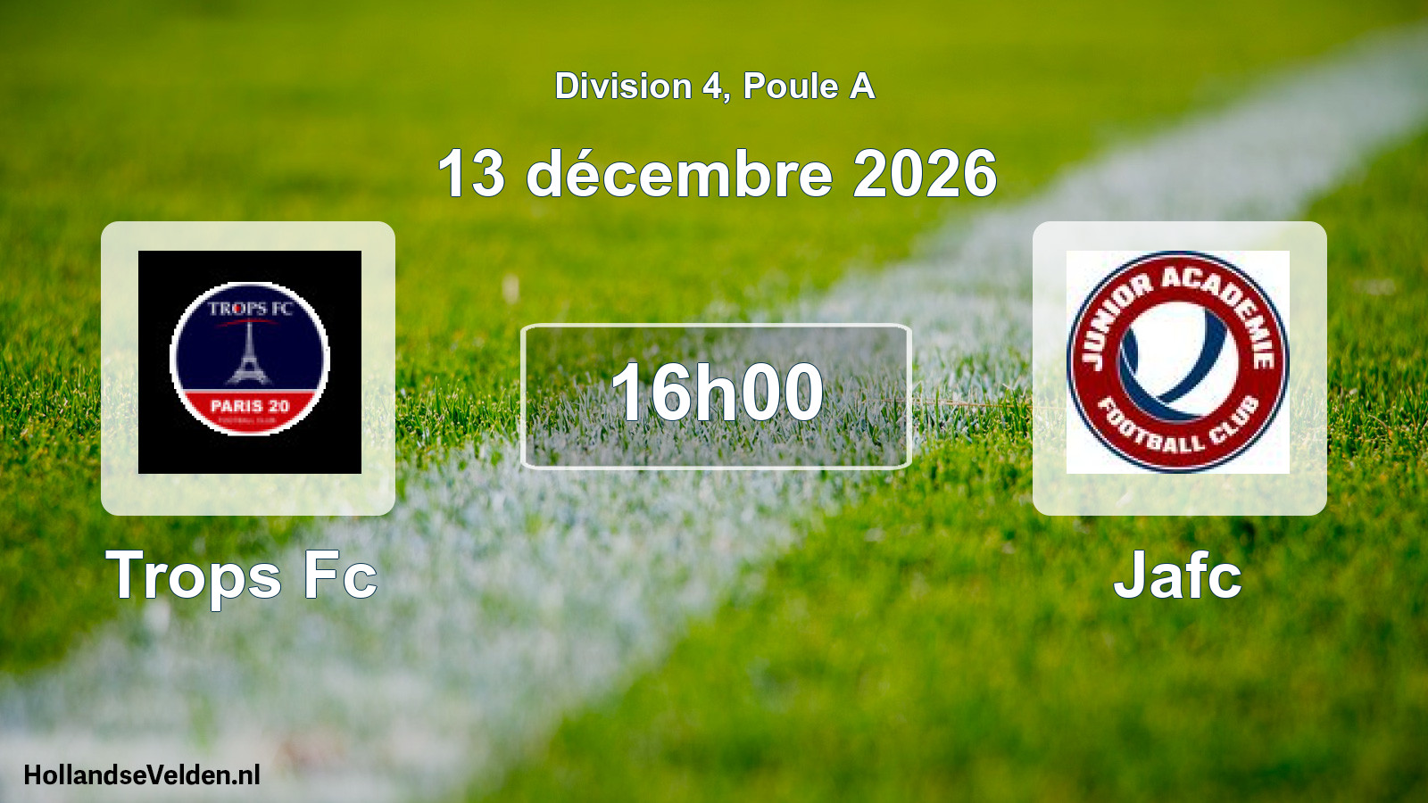 Scheduled Match: Trops Fc - Jafc (13 December 2026)
