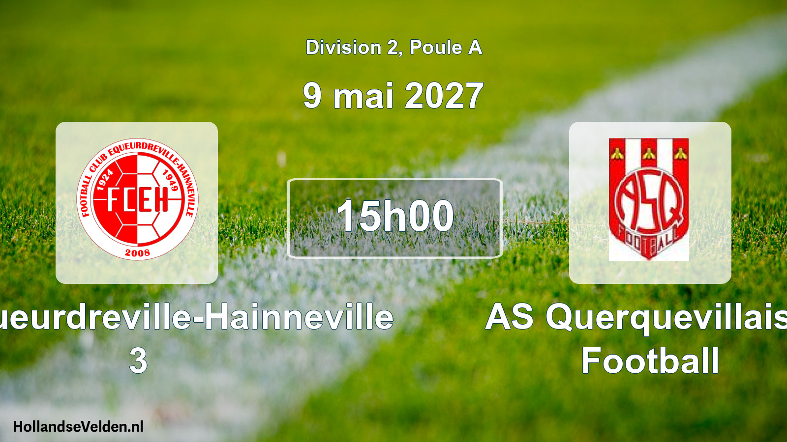 Match programmé: FC Équeurdreville-Hainneville 3 - AS Querquevillaise Football (9 mai 2027)