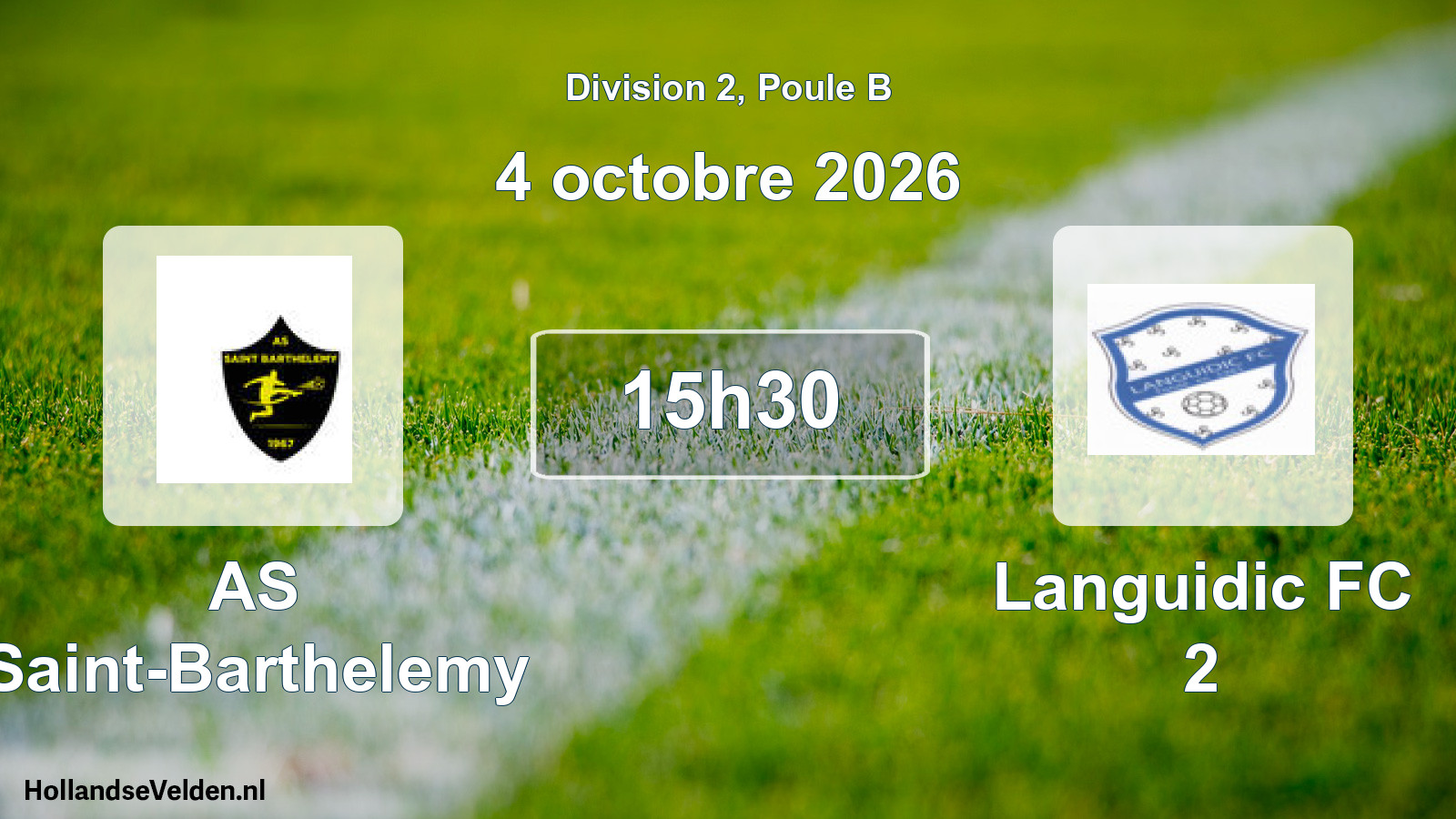 Scheduled Match: AS Saint-Barthelemy - Languidic FC 2 (4 October 2026)