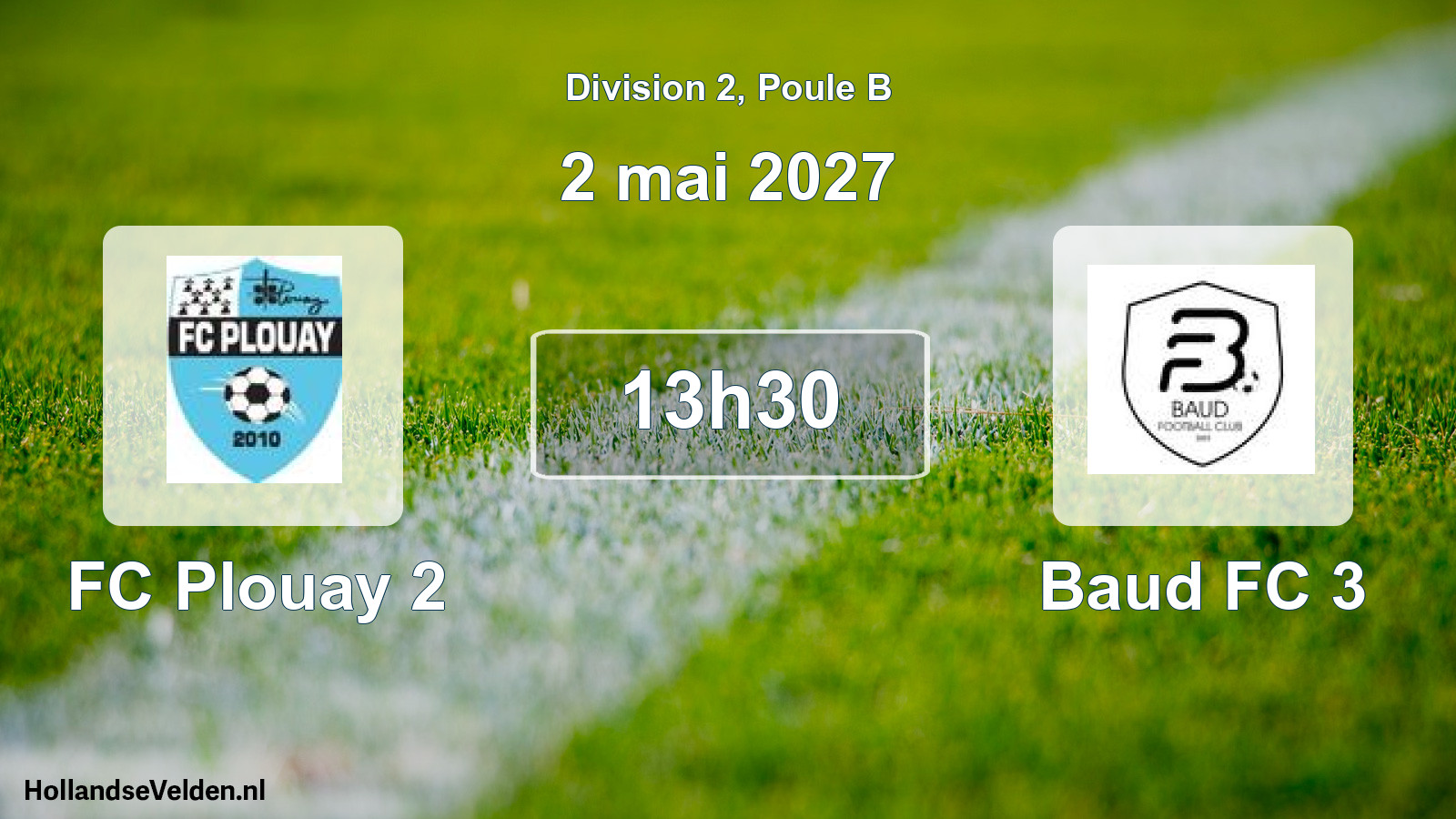 Scheduled Match: FC Plouay 2 - Baud FC 3 (2 May 2027)
