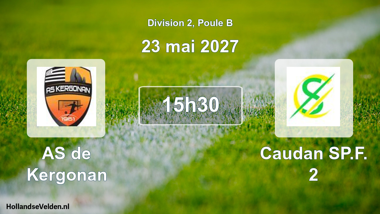 Scheduled Match: AS de Kergonan - Caudan SP.F. 2 (23 May 2027)