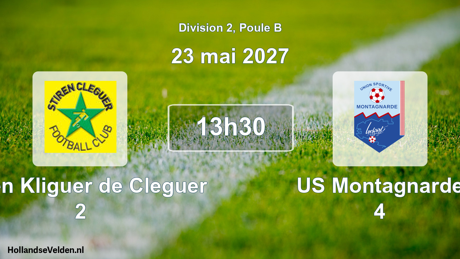 Scheduled Match: Stiren Kliguer de Cleguer 2 - US Montagnarde 4 (23 May 2027)