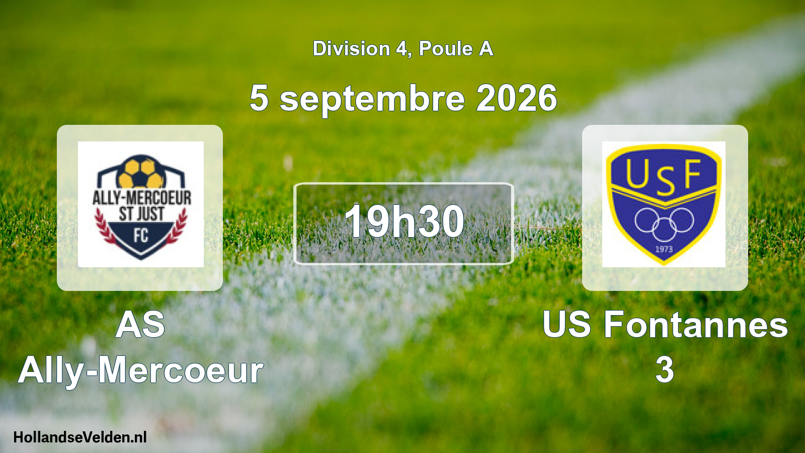Scheduled Match: AS Ally-Mercoeur - US Fontannes 3 (5 September 2026)