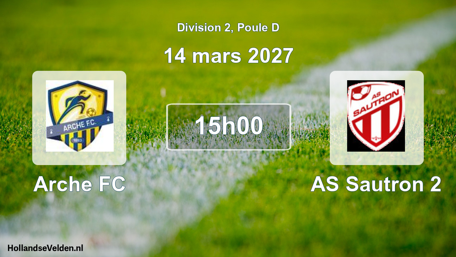 Scheduled Match: Arche FC - AS Sautron 2 (14 March 2027)