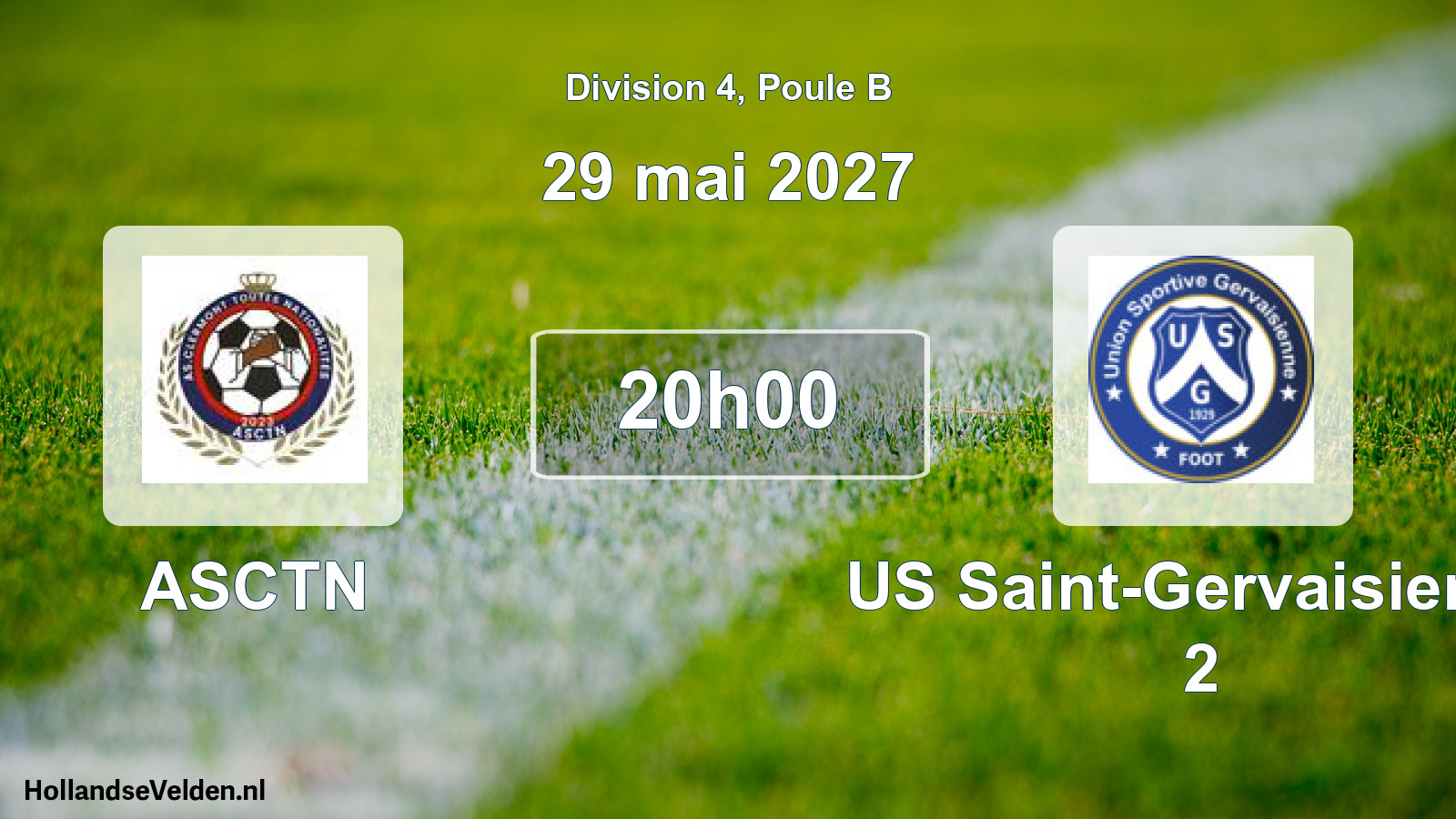Scheduled Match: ASCTN - US Saint-Gervaisienne 2 (29 May 2027)