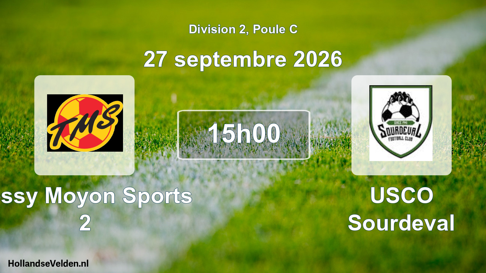 Scheduled Match: Tessy Moyon Sports 2 - USCO Sourdeval (27 September 2026)