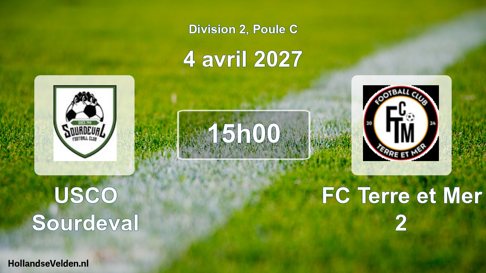 Match programmé: USCO Sourdeval - FC Terre et Mer 2 (4 avril 2027)