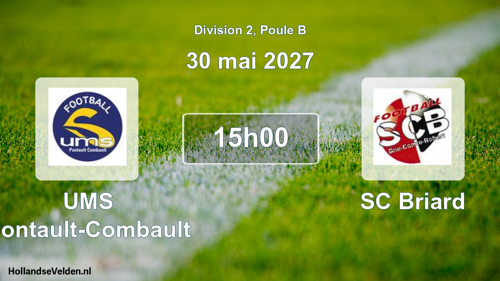Scheduled Match: UMS Pontault-Combault - SC Briard (30 May 2027)