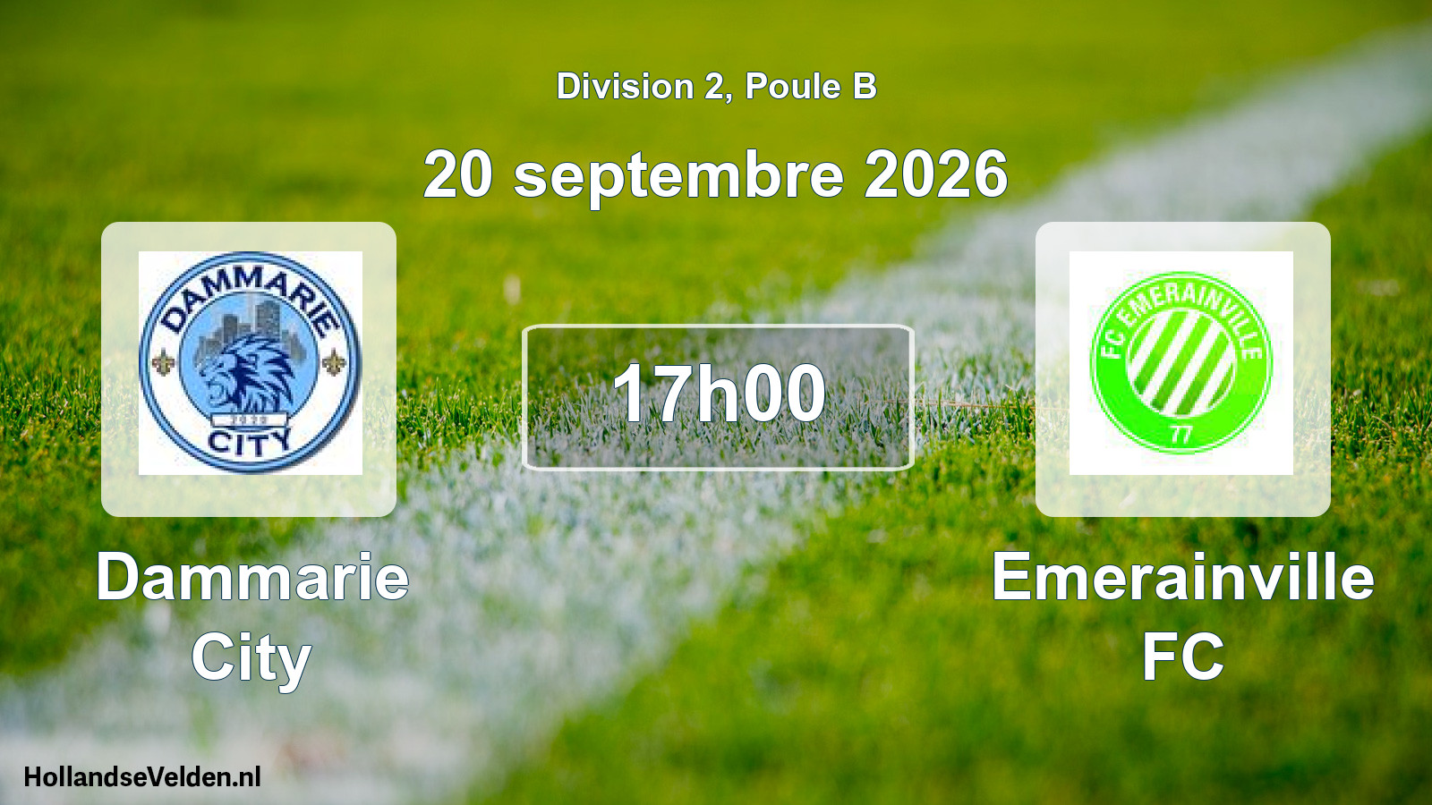 Scheduled Match: Dammarie City - Emerainville FC (20 September 2026)