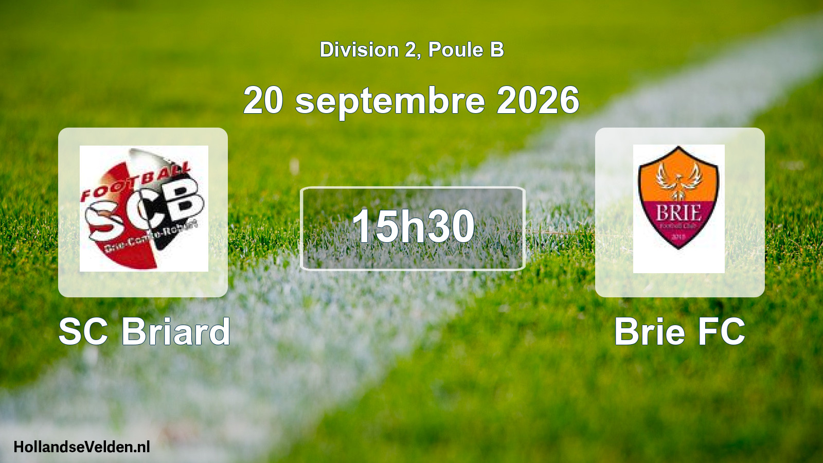 Scheduled Match: SC Briard - Brie FC (20 September 2026)
