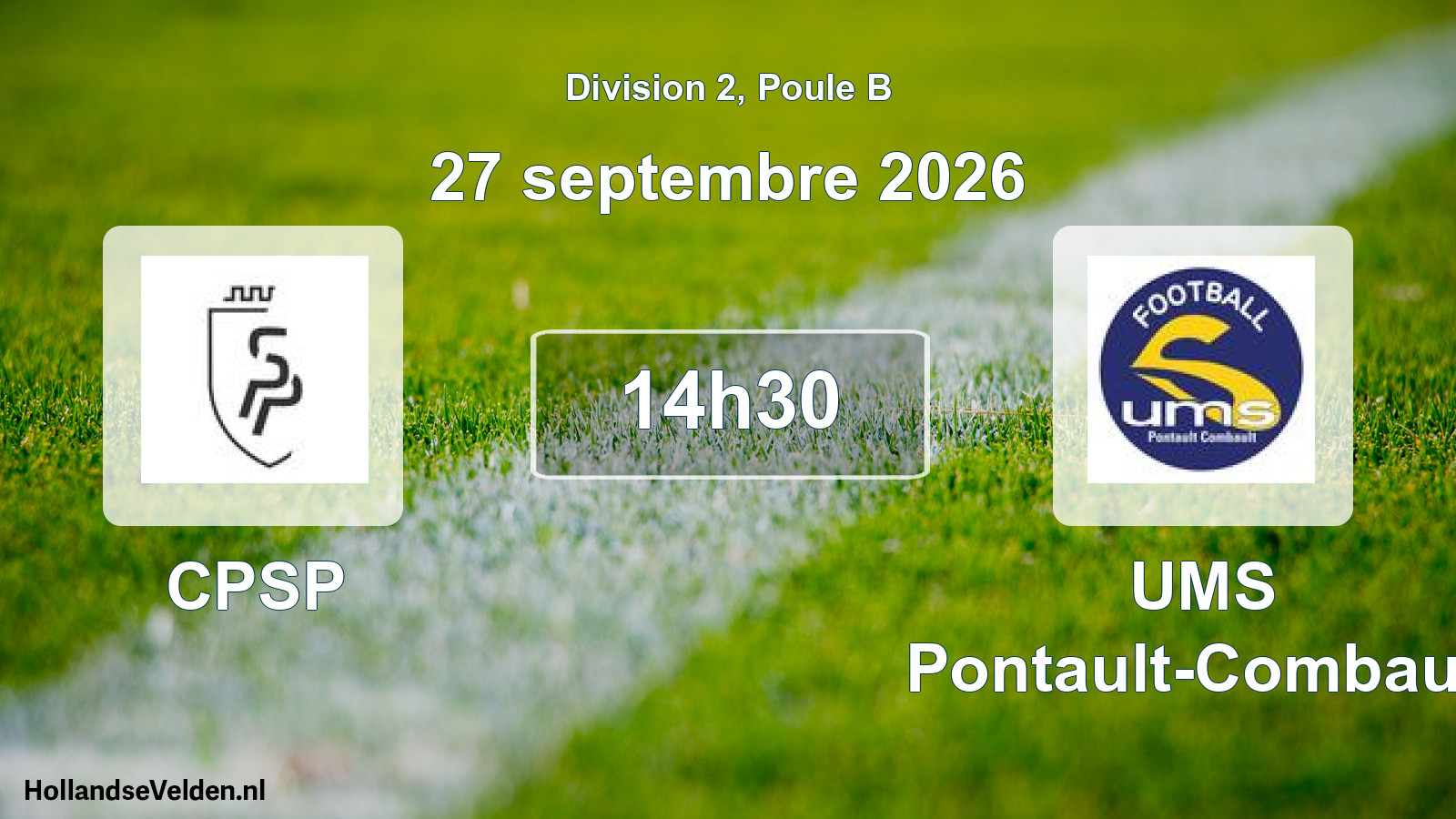 Scheduled Match: CPSP - UMS Pontault-Combault (27 September 2026)