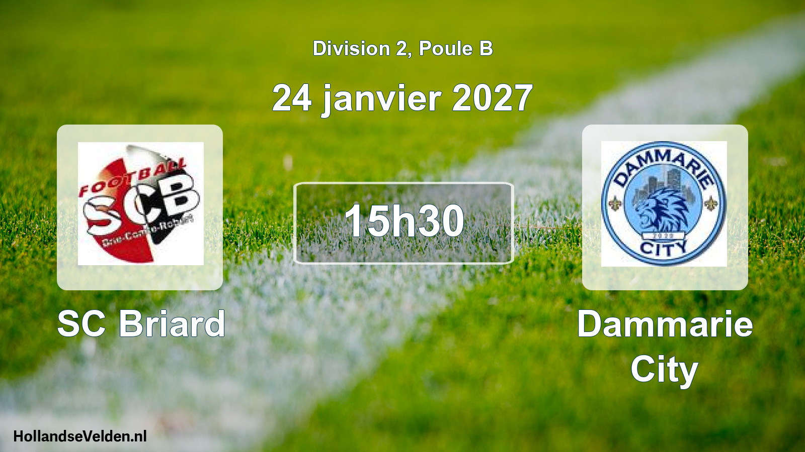 Scheduled Match: SC Briard - Dammarie City (24 January 2027)