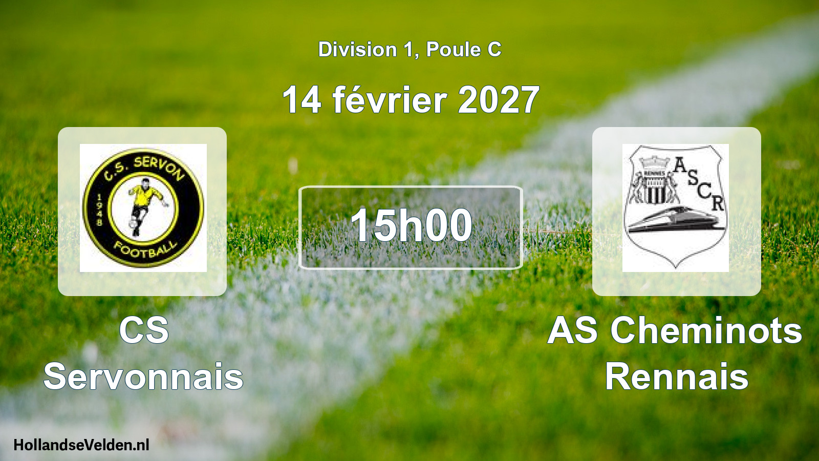 Scheduled Match: CS Servonnais - AS Cheminots Rennais (14 February 2027)