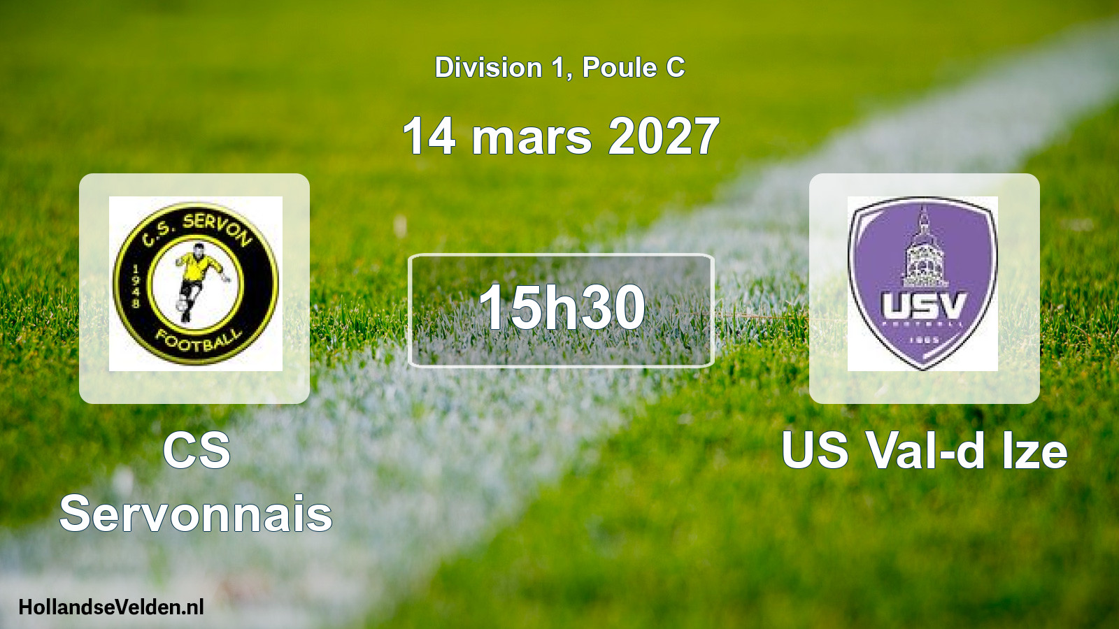 Scheduled Match: CS Servonnais - US Val-d Ize (14 March 2027)
