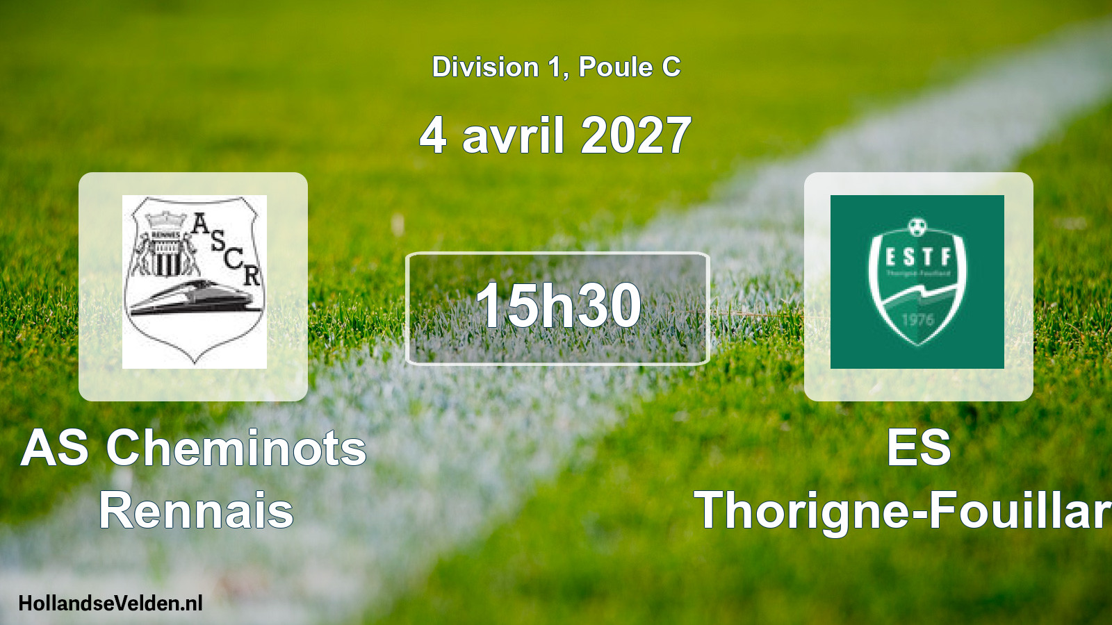 Scheduled Match: AS Cheminots Rennais - ES Thorigne-Fouillard (4 April 2027)