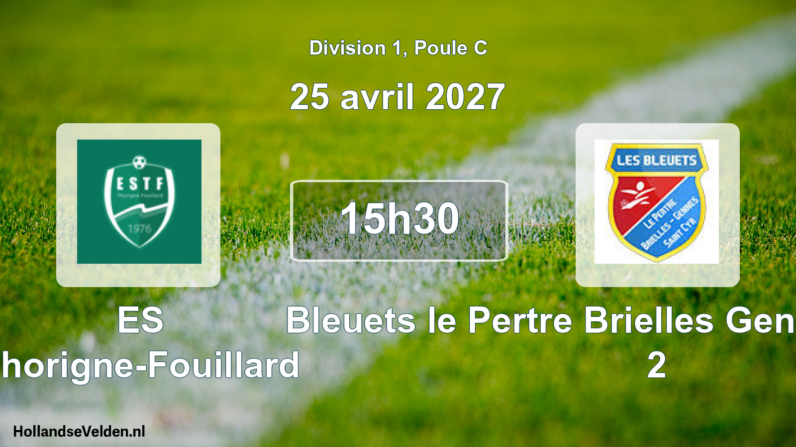 Scheduled Match: ES Thorigne-Fouillard - Bleuets le Pertre Brielles Gennes Saint-Cyr 2 (25 April 2027)