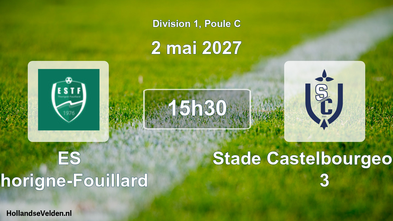 Match programmé: ES Thorigne-Fouillard - Stade Castelbourgeois FC 3 (2 mai 2027)