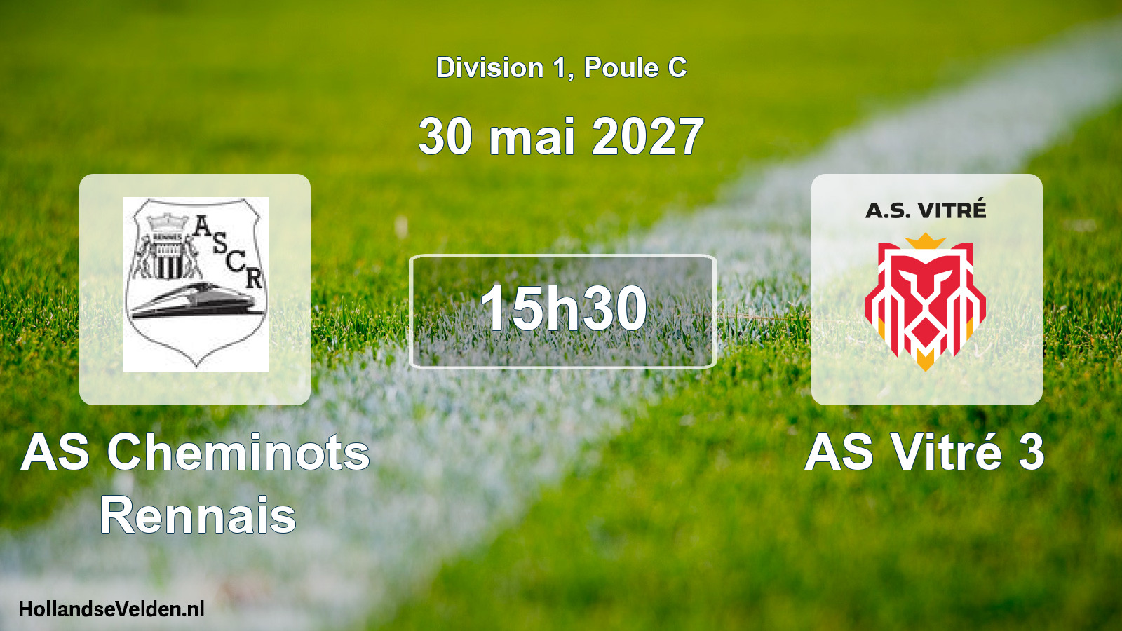 Scheduled Match: AS Cheminots Rennais - AS Vitré 3 (30 May 2027)
