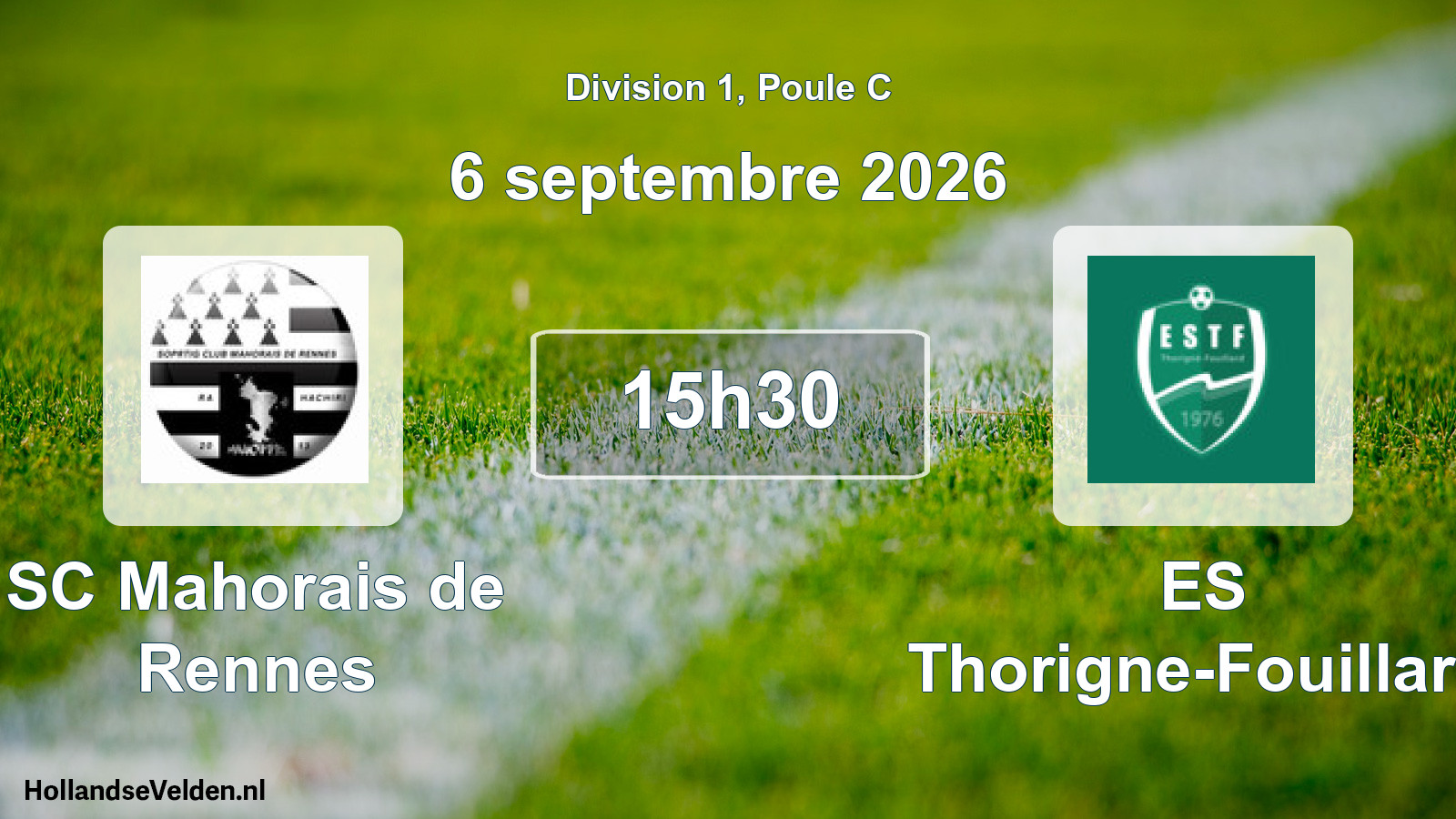 Scheduled Match: SC Mahorais de Rennes - ES Thorigne-Fouillard (6 September 2026)