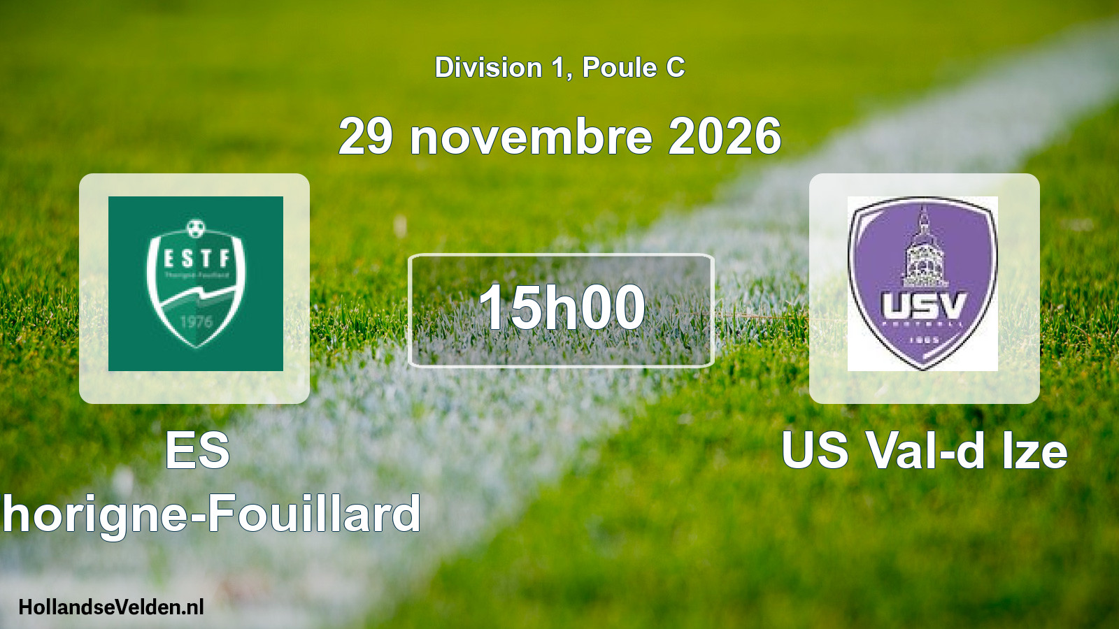 Scheduled Match: ES Thorigne-Fouillard - US Val-d Ize (29 November 2026)