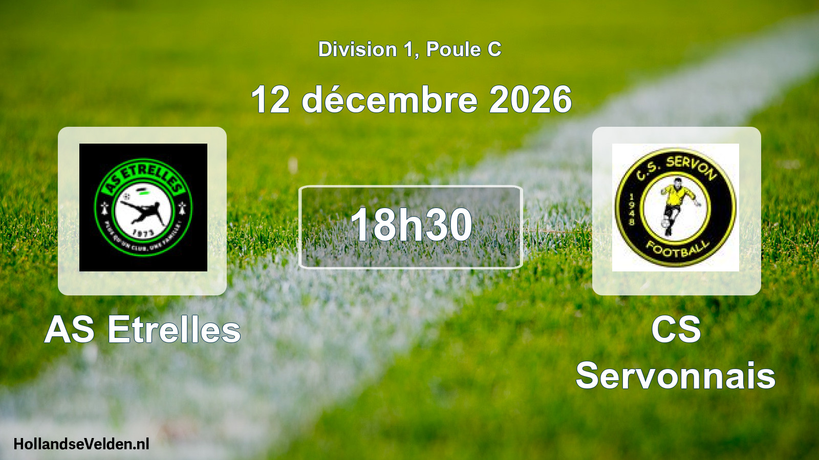 Scheduled Match: AS Etrelles - CS Servonnais (12 December 2026)